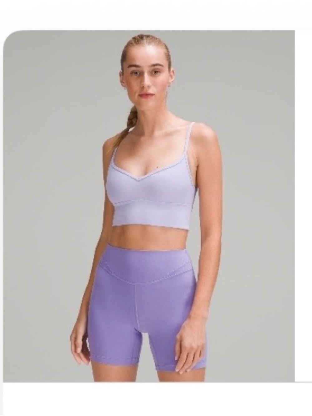 lululemon athletica Align™ Sweetheart Bra — Lilac Smoke (Light Purple)